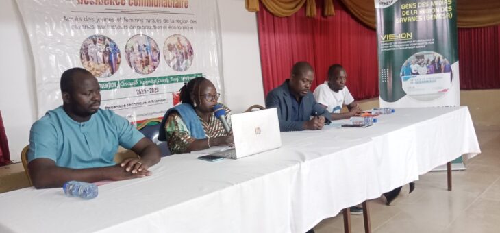 lancement officiel du projet résilience communautaire